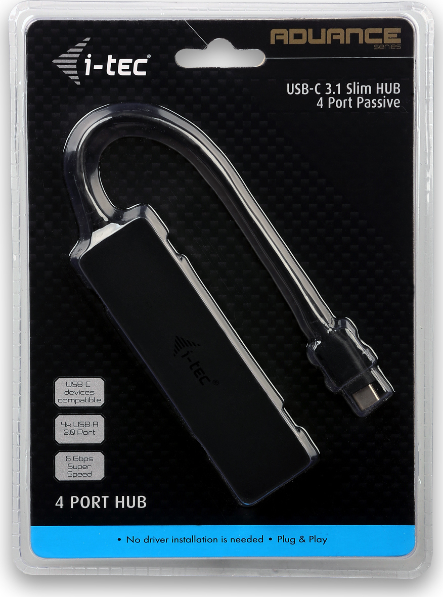i-tec USB 3.0 Hub 4 Θυρών με σύνδεση USB-C & Θύρα Φόρτισης - Image 4