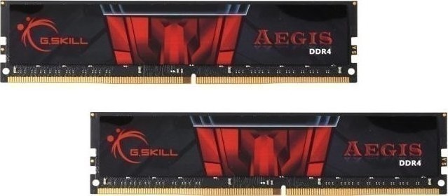 G.Skill Aegis DDR4 8GB RAM με 2x4GB Modules και Ταχύτητα 2400 για Desktop F4-2400C17D-8GIS