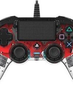Alternative view of Nacon Wired Illuminated Compact Controller για PS4 Crystal Red