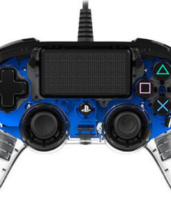 Alternative view of Nacon Wired Illuminated Compact Controller για PS4 Crystal Blue