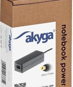 Akyga Φορτιστής Laptop 40W 19V 2.15A για Acer χωρίς Καλώδιο Τροφοδοσίας
