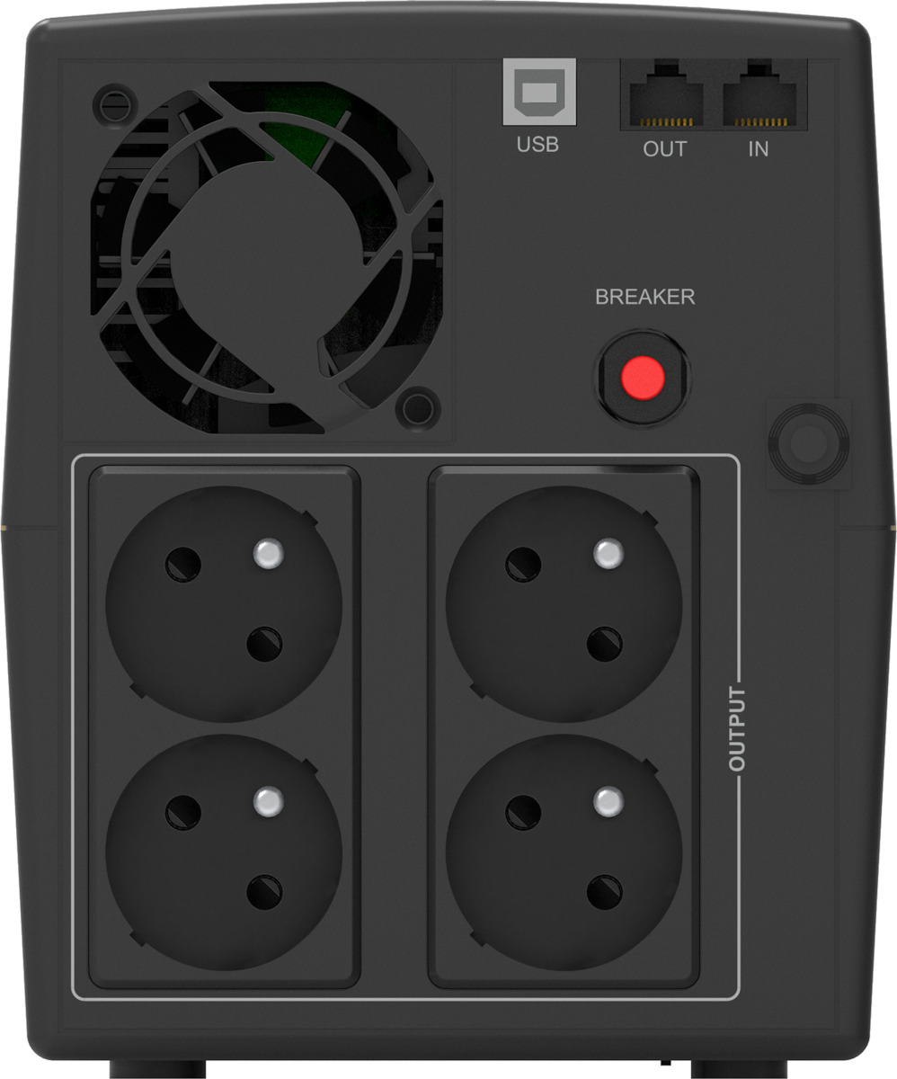 Powerwalker Basic VI 1500 STL FR UPS Line-Interactive 1500VA 900W με 4 Schuko Πρίζες - Image 3