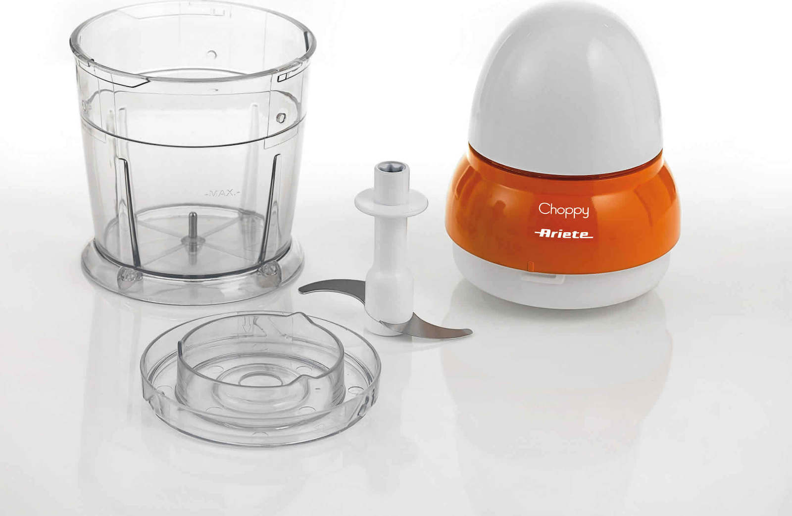 Ariete Choppy Πολυκόπτης Multi 160W με Δοχείο 250ml Πορτοκαλί - Image 2