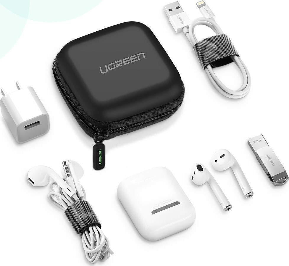 Ugreen Θήκη Σιλικόνης με Γάντζο σε Μαύρο χρώμα για Apple AirPods - Image 3