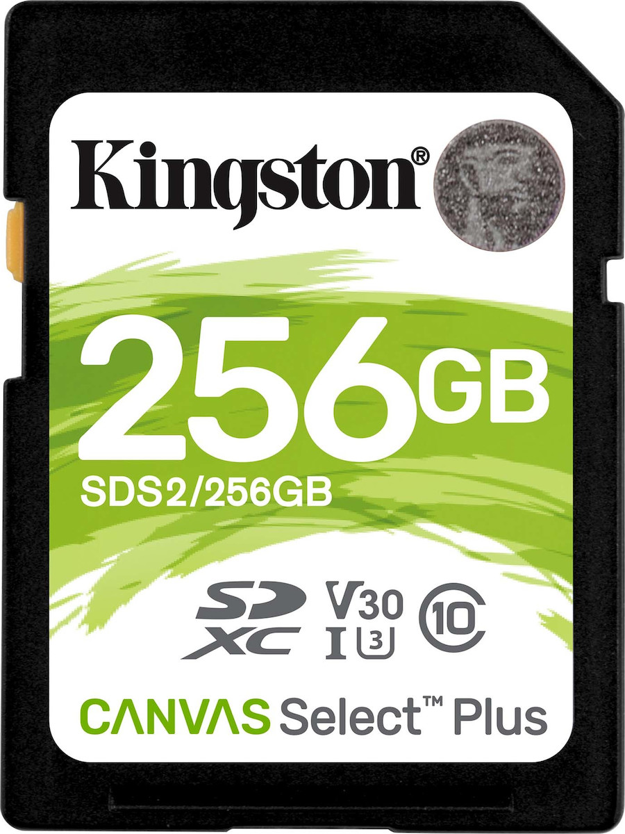 Kingston Canvas Select Plus SDXC Class 10 U3 V30 UHS-I
