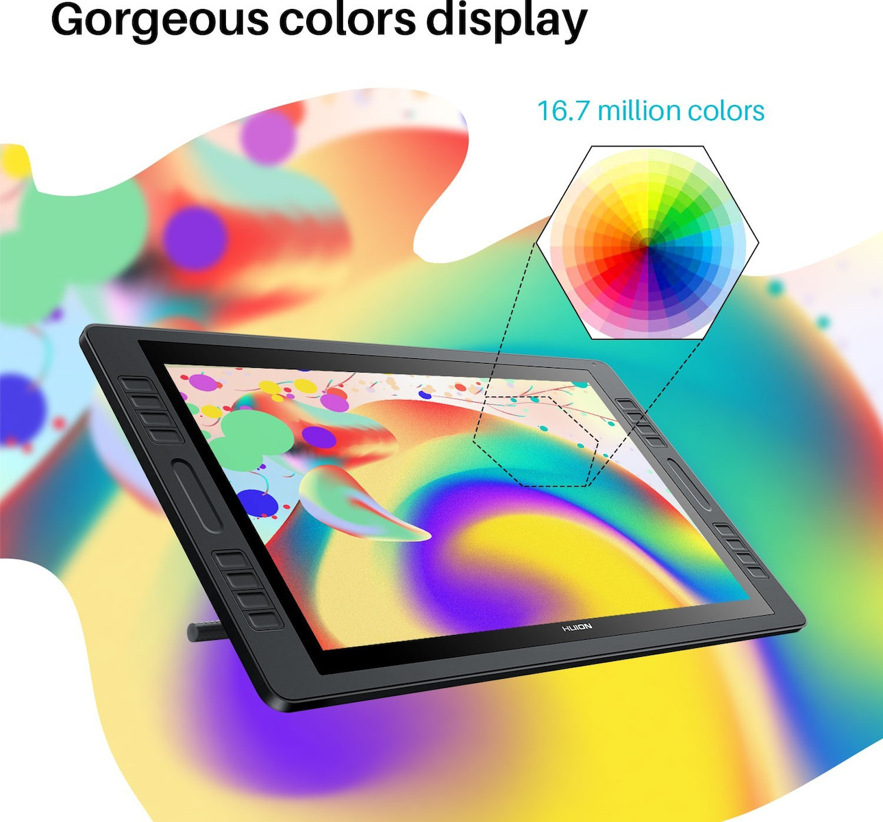 Huion Kamvas Pro 20 Γραφίδα Σχεδίασης με Όθονη FHD 19.5" - Image 7