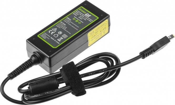 Green Cell Φορτιστής Laptop 45W 20V 2.25A για Lenovo με Αποσπώμενο Καλώδιο Τροφοδοσίας (AD64P)