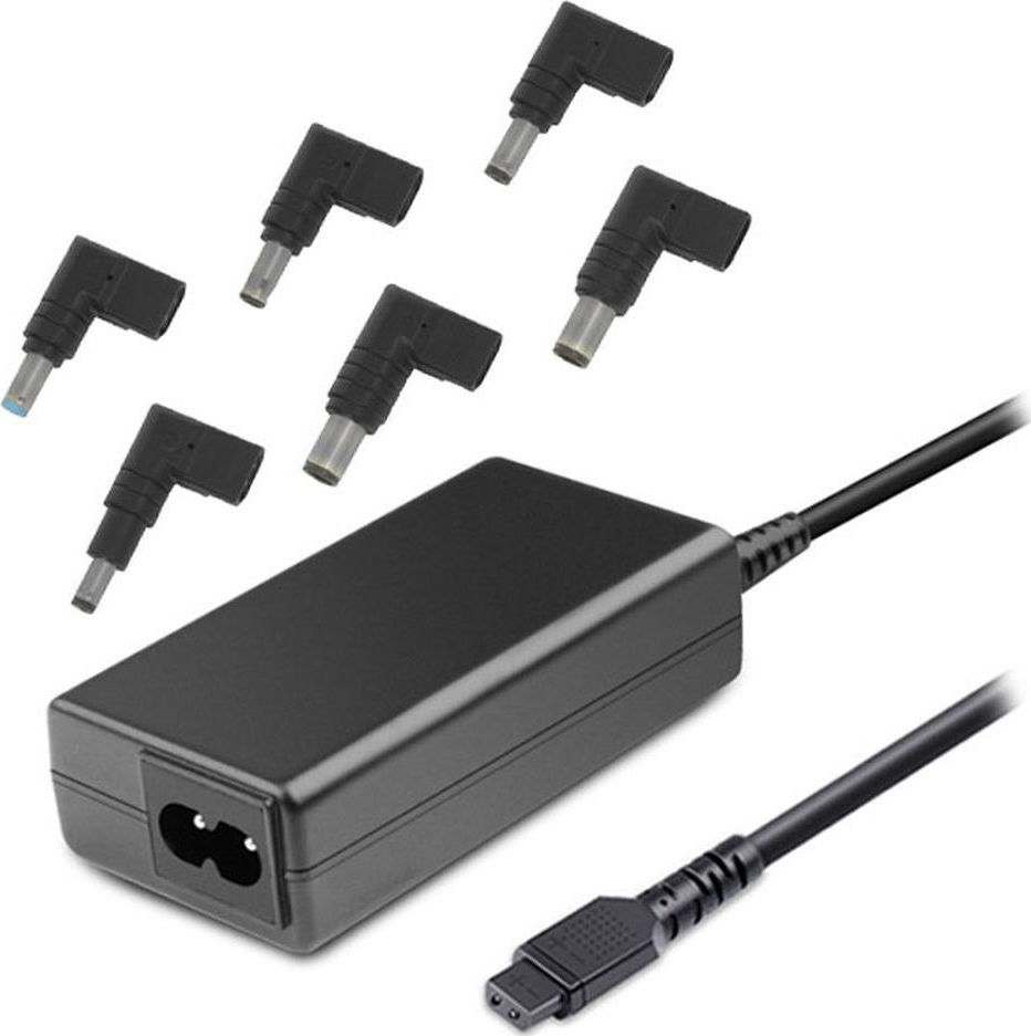 Akyga Universal Φορτιστής Laptop 65W 20V 3.5A χωρίς Καλώδιο Τροφοδοσίας με σετ βυσμάτων
