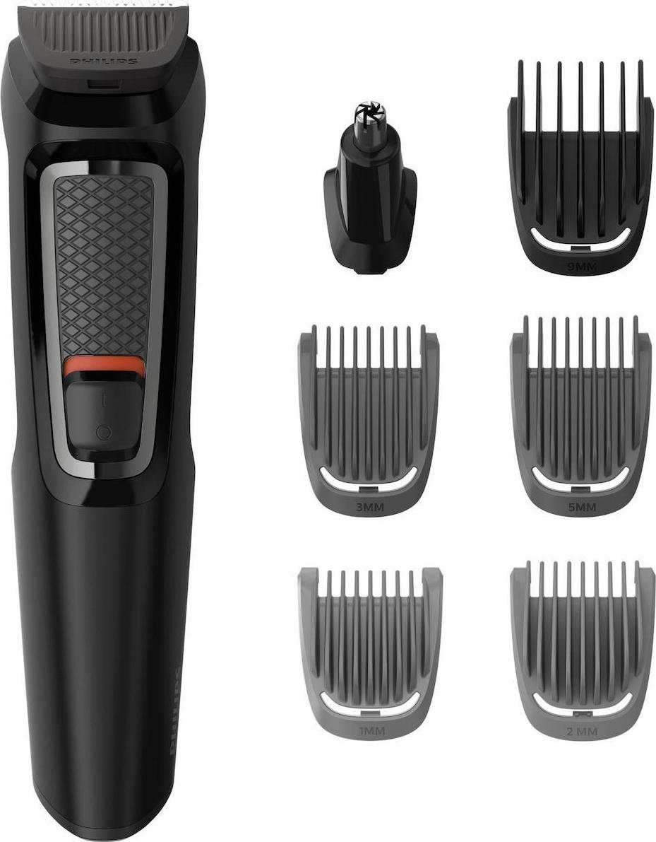 Philips Multigroom Series 3000 Σετ Κουρευτικής Μηχανής Μαύρο MG3720/15