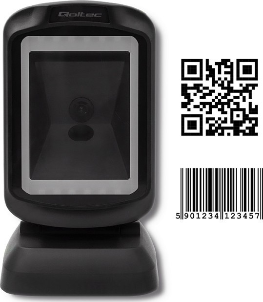 Qoltec Scanner Παρουσίασης Ενσύρματο με Δυνατότητα Ανάγνωσης 2D και QR Barcodes 50864 - Image 3