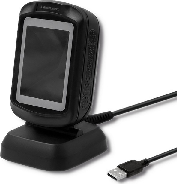 Qoltec Scanner Παρουσίασης Ενσύρματο με Δυνατότητα Ανάγνωσης 2D και QR Barcodes 50864