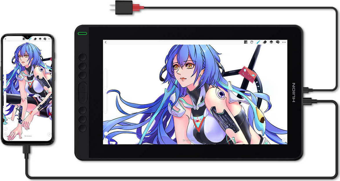 Huion Kamvas 13 Γραφίδα Σχεδίασης με Όθονη FHD 13.3" - Image 10