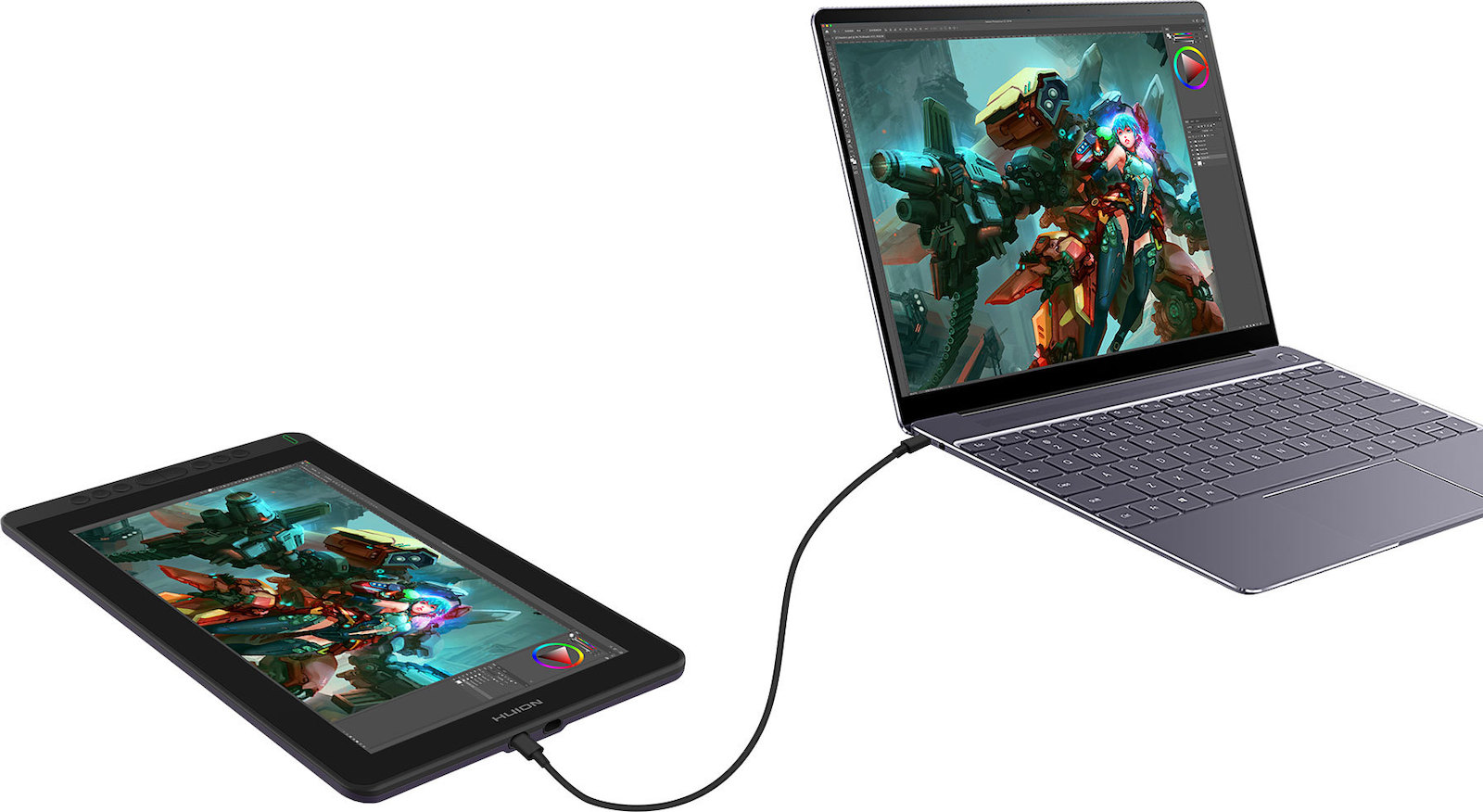 Huion Kamvas 13 Γραφίδα Σχεδίασης με Όθονη FHD 13.3" - Image 9