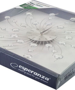 Alternative view of Esperanza Geneva 3D Ρολόι Τοίχου Μεταλλικό Μαύρο Ø50cm