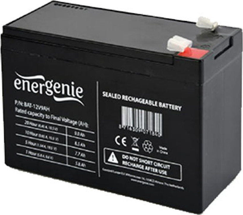 Energenie με Χωρητικότητα 9Ah και Τάση 12V BAT-12V9AH 1τμχ - Image 2