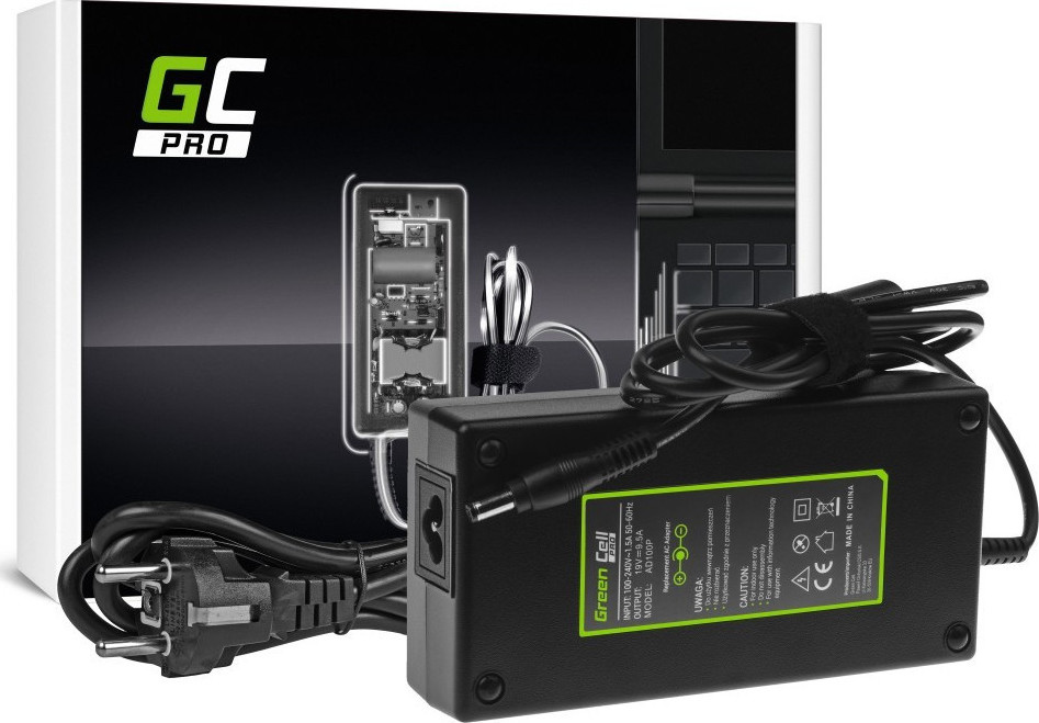 Green Cell Φορτιστής Laptop 180W 19V 9.5A για Asus με Αποσπώμενο Καλώδιο Τροφοδοσίας - Image 2