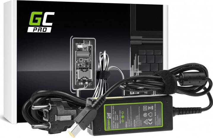 Green Cell Φορτιστής Laptop 45W 20V 2.25A για Lenovo με Αποσπώμενο Καλώδιο Τροφοδοσίας (AD64P) - Image 2