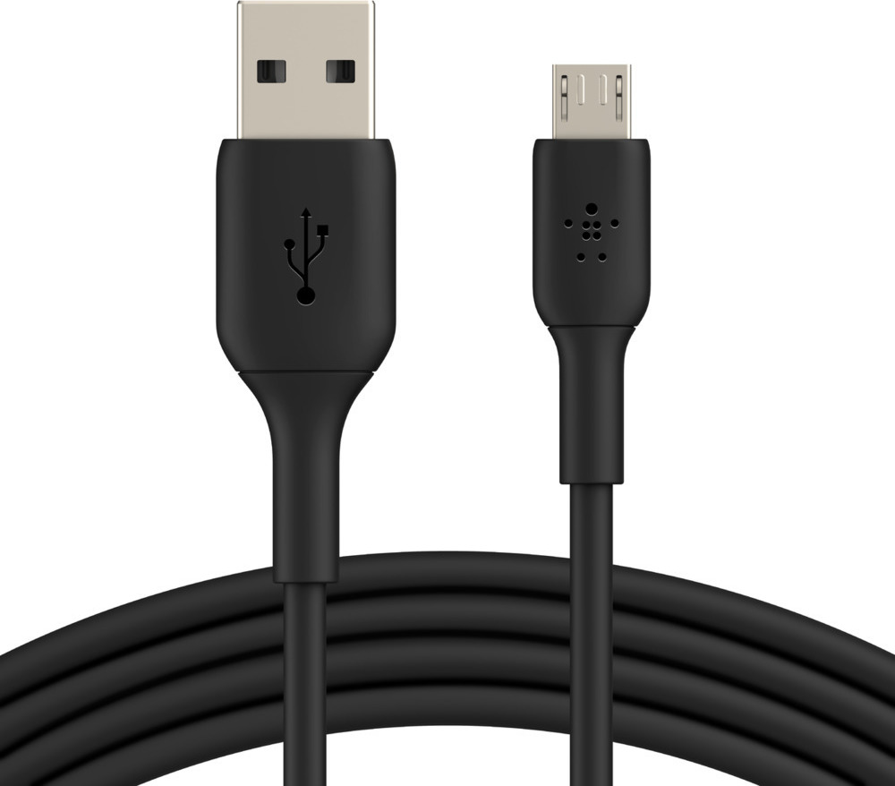 Belkin Regular USB 2.0 to micro USB Cable Μαύρο 1m (CAB005bt1MBK)