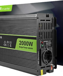 Alternative view of Green Cell INV10 Inverter Αυτοκινήτου Τροποποιημένου Ημιτόνου 2000W για Μετατροπή 12V DC σε 230V AC με 1xUSB INV10