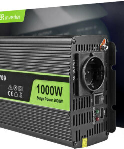 Alternative view of Green Cell Inverter Αυτοκινήτου Καθαρού Ημιτόνου 2000W για Μετατροπή 12V DC σε 230V AC με 1xUSB