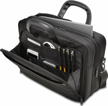 Kensington Contour 2.0 Briefcase Τσάντα Ώμου / Χειρός 15.6" Μαύρη - Image 4