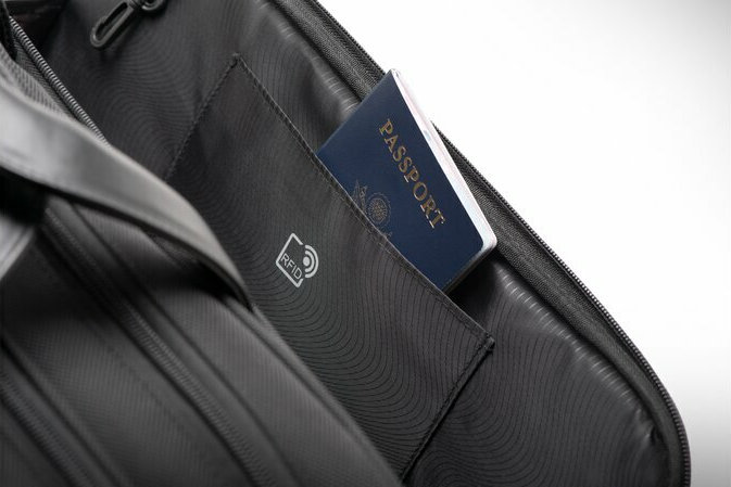 Kensington Contour 2.0 Briefcase Τσάντα Ώμου / Χειρός 15.6" Μαύρη - Image 9