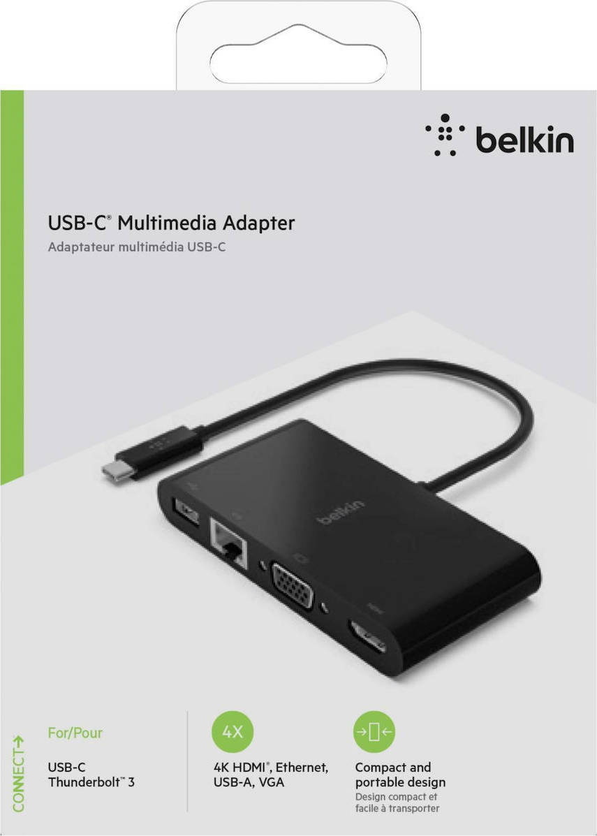 Belkin USB-C Docking Station με HDMI 4K Ethernet (AVC005BTBK) - Image 4