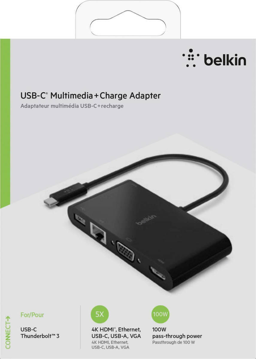 Belkin USB-C Docking Station με HDMI 4K PD Ethernet (AVC004BTBK) - Image 4