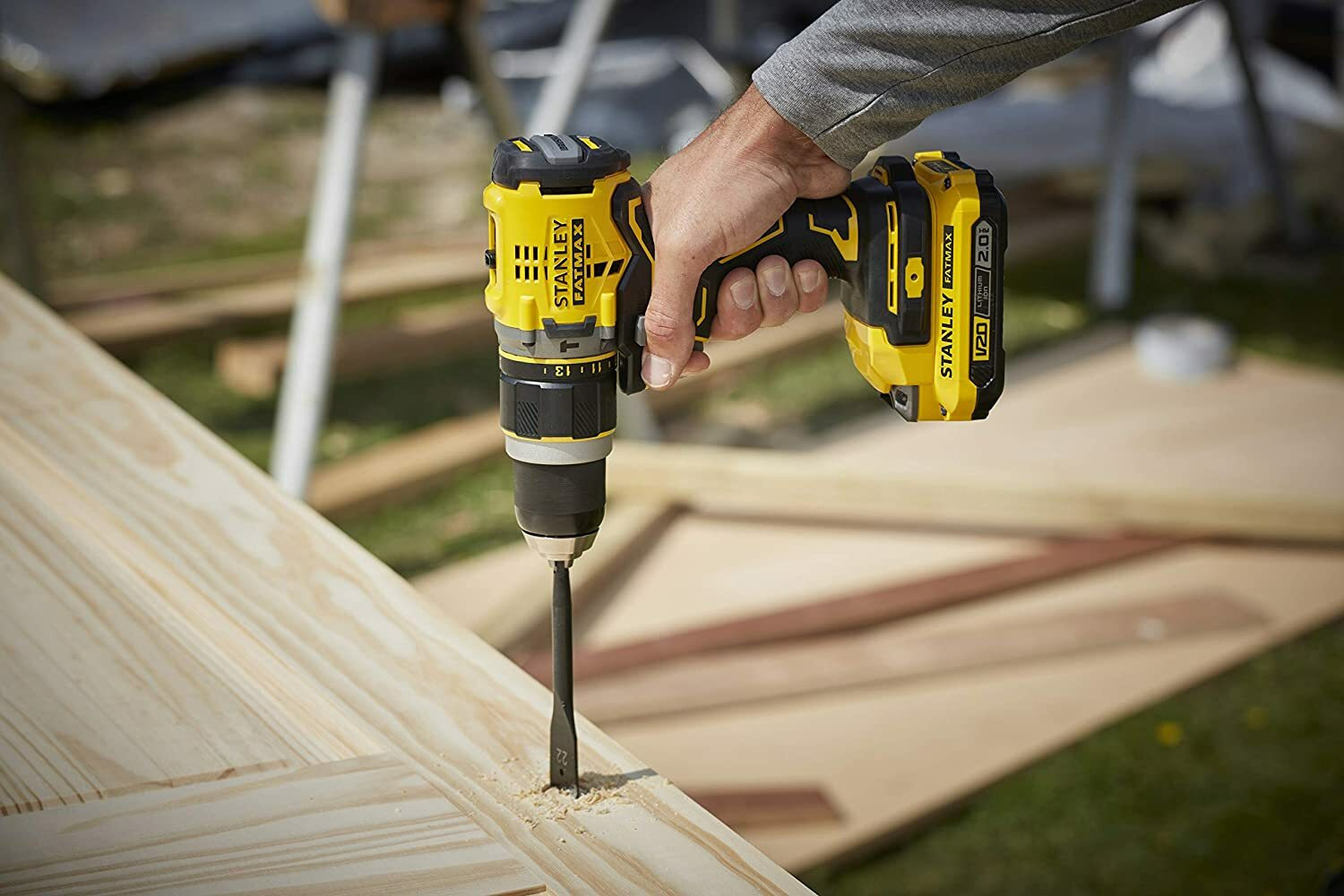 Stanley SFMCD721D2K Κρουστικό Δραπανοκατσάβιδο 18V 2x2Ah - Image 4