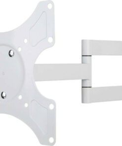 Techly ICA-LCD 2903WH Βάση Τηλεόρασης Τοίχου με Βραχίονα έως 37" και 25kg White