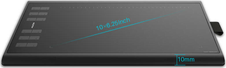 Huion H1060p Γραφίδα Σχεδίασης χωρίς Οθόνη 6.25" - Image 3