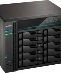 Asustor Lockerstor 10 (AS6510T) NAS Tower με 10 θέσεις για HDD/M.2/SSD και 2 θύρες Ethernet