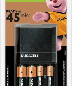 Duracell CEF27 Φορτιστής 4 Μπαταριών Ni-MH Μεγέθους AA/AAA Σετ με 2x AA 1300mAh και 2x AAA 750mAh