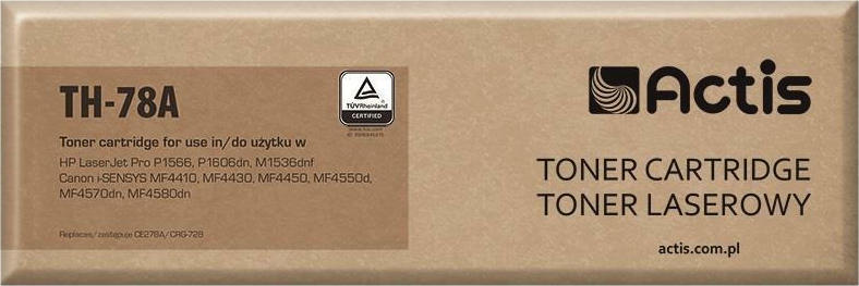 Actis Συμβατό Toner για Laser Εκτυπωτή HP 78A CF278A 2100 Σελίδων Μαύρο