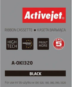 Active Jet A-OKI320 Συμβατή Μελανοταινία για OKI 9002303 1τμχ