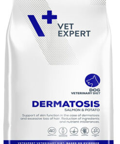 VetExpert Dermatosis 2kg Ξηρά Τροφή χωρίς Σιτηρά & Γλουτένη για Ενήλικους Σκύλους με Πατάτες και Σολομό