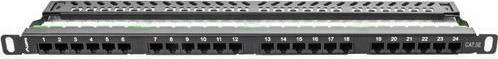 Lanberg Patch Panel για Rack 1U 19" 24 Θυρών Μαύρο - Image 2