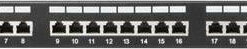 Alternative view of Lanberg Patch Panel Shielded για Rack 1U 19" 24 Θυρών cat5e Μαύρο