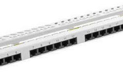 Lanberg Patch Panel για Rack 1U 19" 24 Θυρών cat6 Γκρι