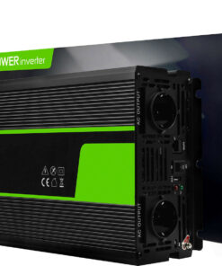 Green Cell Modified Sine Inverter Αυτοκινήτου Τροποποιημένου Ημιτόνου 1500W για Μετατροπή 24V DC σε 230V AC με 1xUSB