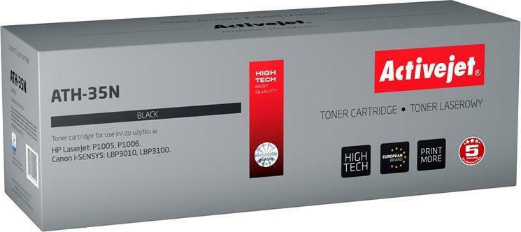 Active Jet Συμβατό Toner για Laser Εκτυπωτή Canon CRG-712 1800 Σελίδων Μαύρο