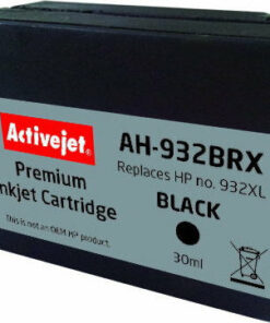 Alternative view of Active Jet Συμβατό Μελάνι Εκτυπωτή InkJet HP 932XL CN053AE 30ml Μαύρο