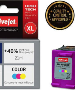 Active Jet Συμβατό Μελάνι Εκτυπωτή InkJet HP 300CXL CC644EE 21ml Πολλαπλό (Color)