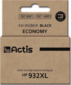 Actis Συμβατό Μελάνι Εκτυπωτή InkJet HP 932XL CN053AE 30ml Μαύρο