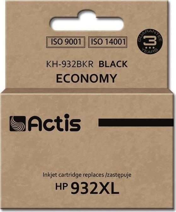 Actis Συμβατό Μελάνι Εκτυπωτή InkJet HP 932XL CN053AE 30ml Μαύρο
