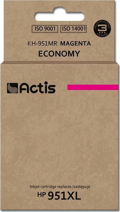 Actis Συμβατό Μελάνι Εκτυπωτή InkJet HP 951XL CN047AE 25ml Ματζέντα