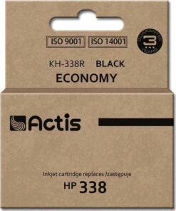 Actis Συμβατό Μελάνι Εκτυπωτή InkJet HP 338 C8765EE 15ml Μαύρο