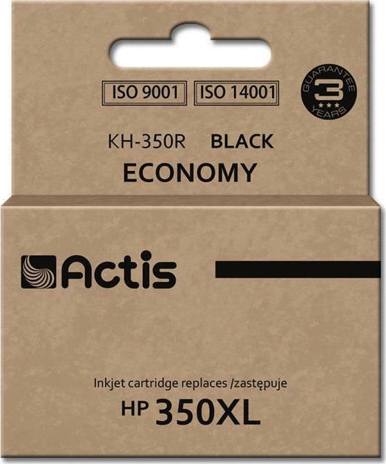 Actis Συμβατό Μελάνι Εκτυπωτή InkJet HP 350XL CB336EE 30ml Μαύρο