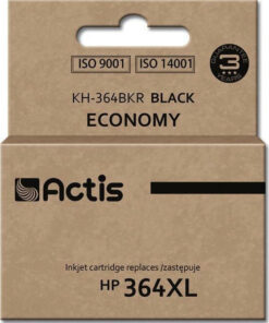 Actis Συμβατό Μελάνι Εκτυπωτή InkJet HP 364XL CN684EE 20ml Μαύρο