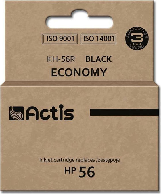 Actis Συμβατό Μελάνι Εκτυπωτή InkJet HP 20ml Μαύρο